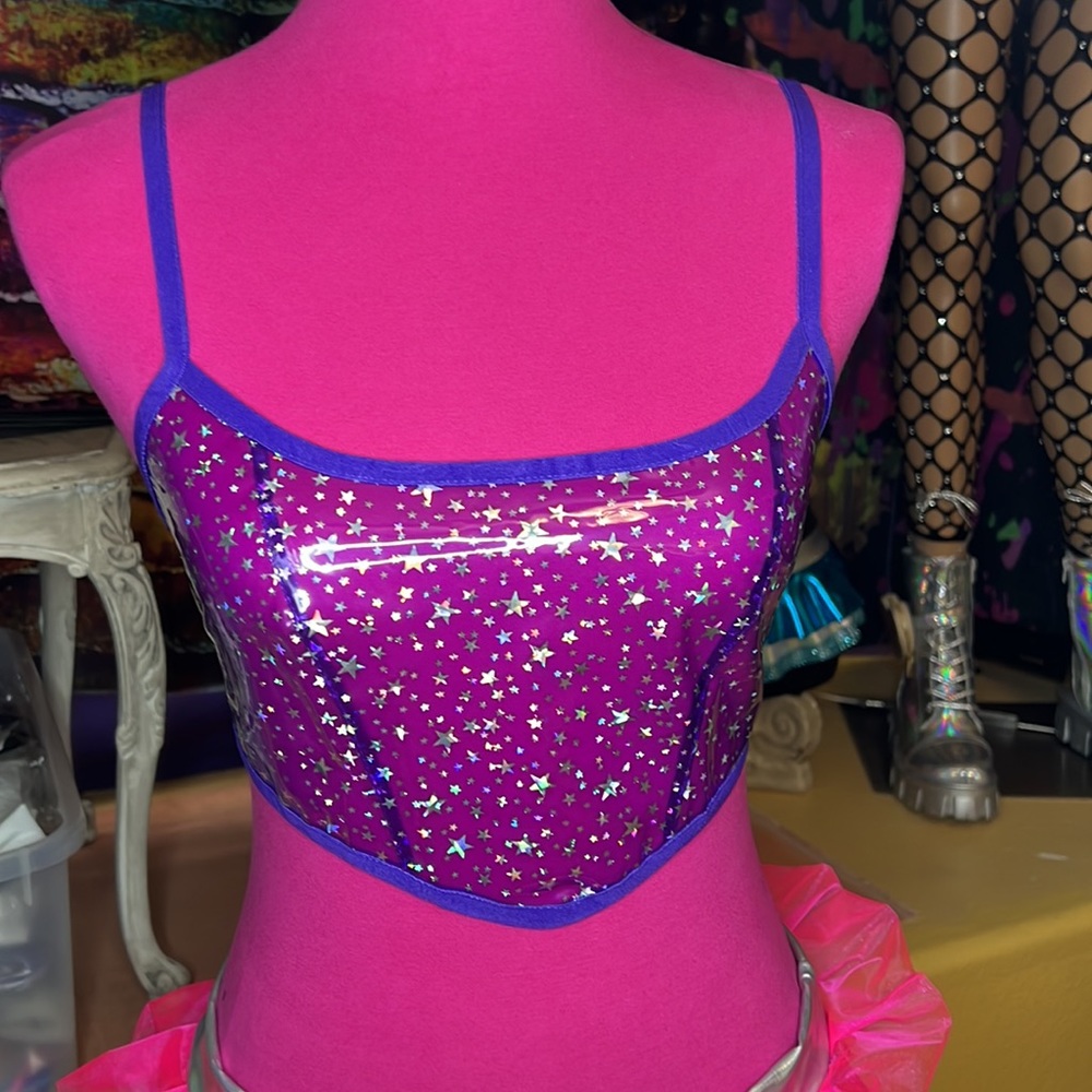 New, Rave Corset Top